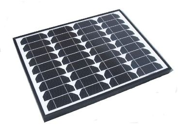60 Watt Black Frame Monocrystalline Solar Panels Untuk 12v Battery Charger Off Grid