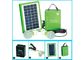 Normal Portable Solar Panel Charger Dengan 5w Modul PV Surya Dan Satu Baterai 2 Lampu