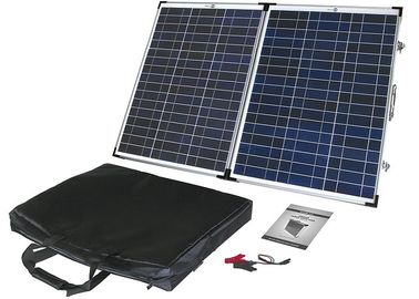60W Poly Portabel Lipat Solar Panel Anodized Aluminium Alloy Frame