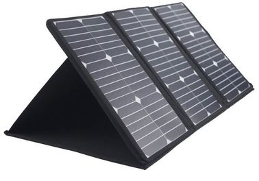 Panel Surya Lipat Hitam Panel PV Surya 30mm * 25mm Ketebalan Bingkai Aluminium