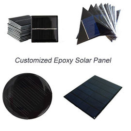 Custom Made Solar Panel Kecil, Epoxy Resin Solar Panel Untuk Baterai Taman Cahaya Led