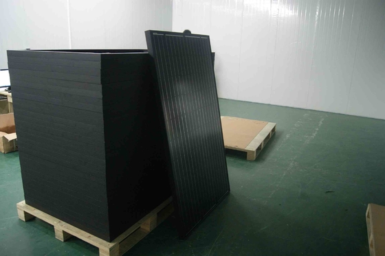 300w 330w Solar Mono Panels Sepenuhnya Hitam Dengan Black Frame Black backsheet All Black