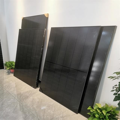 Beli SEMUA Panel Surya Mono Hitam 550w 555w, 560w Panel Surya Sepenuhnya Hitam Dengan Bingkai Hitam, lembar belakang online manufacture