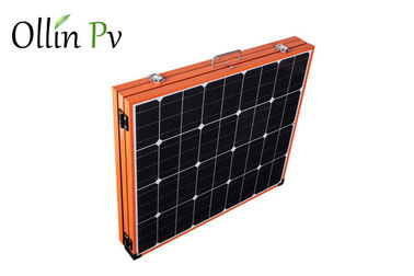 Beli Orange Color Folding Portable Solar Panel Untuk Berkemah Instalasi Mudah online manufacture