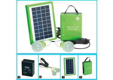 Beli Normal Portable Solar Panel Charger Dengan 5w Modul PV Surya Dan Satu Baterai 2 Lampu online manufacture