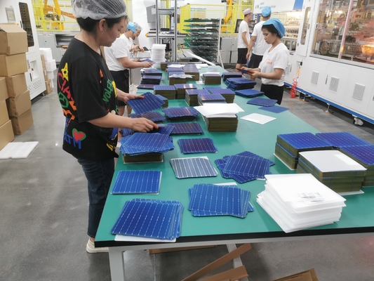 550W Mono / Monocrystalline PV Perc Solar Cell Panel Untuk Industri Dan Komersial