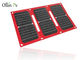Portable Solar Charger Bag 4 Kali Lipat Warna Merah Ponsel Pengisi Fotovoltaik Perangkat