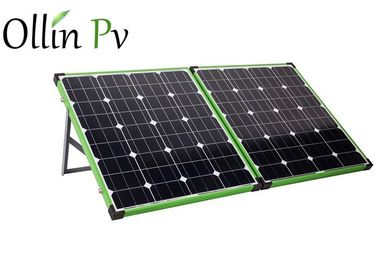 Bingkai Warna Hijau Lipat Panel Surya Dengan / Tanpa Kontroler Rakitan