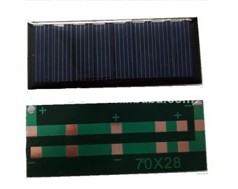 Mini Epoxy Resin Solar Panel 2V 0.6W Dengan Kabel Polycrystalline Silicon Board Baterai DIY Surya